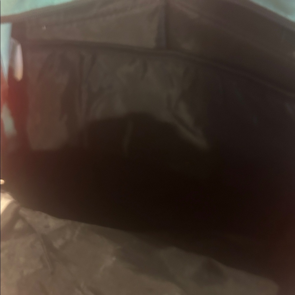 Patterned Black And Blue Backpack - image 5